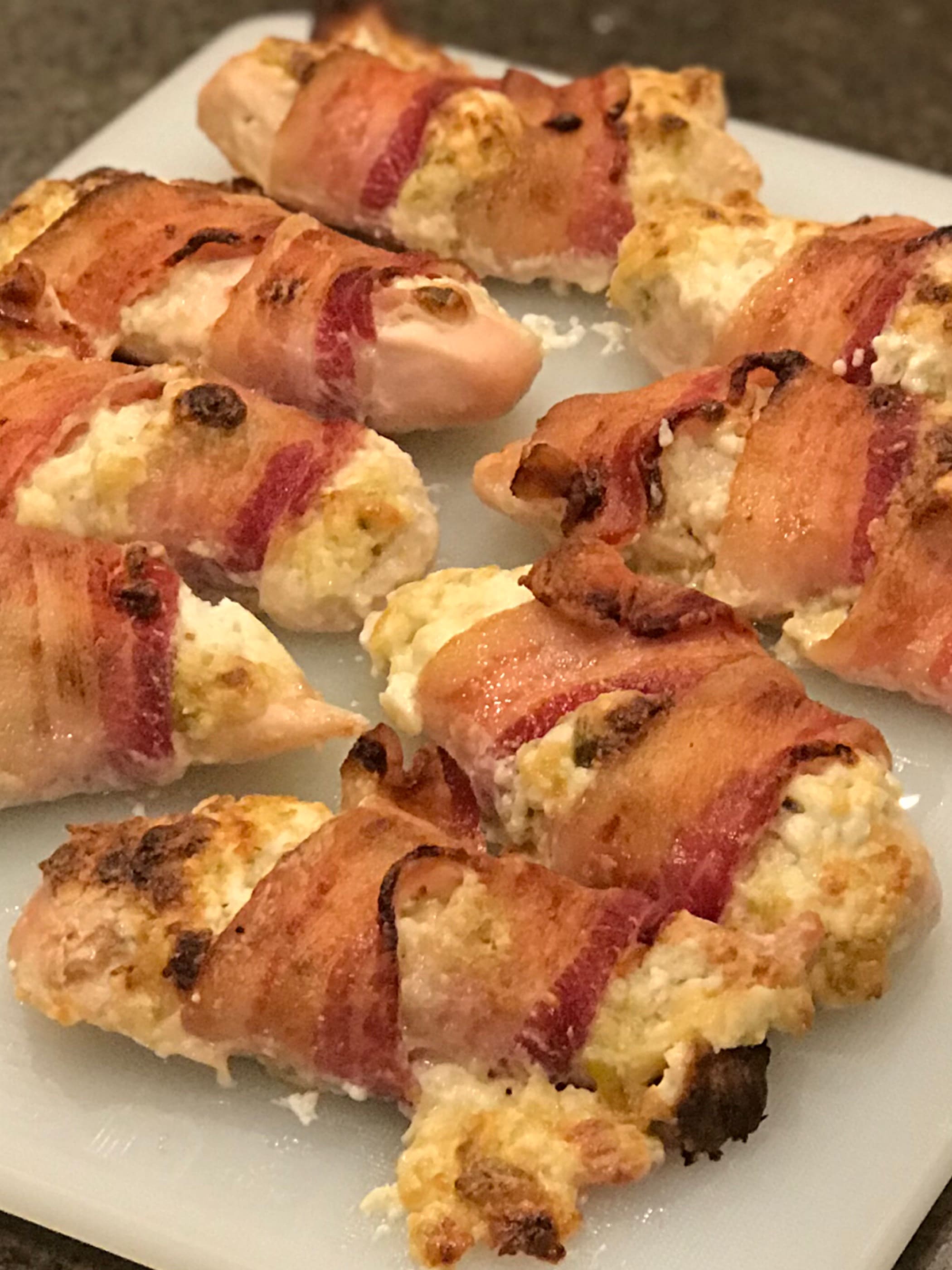 crispy bacon wrapped chicken
