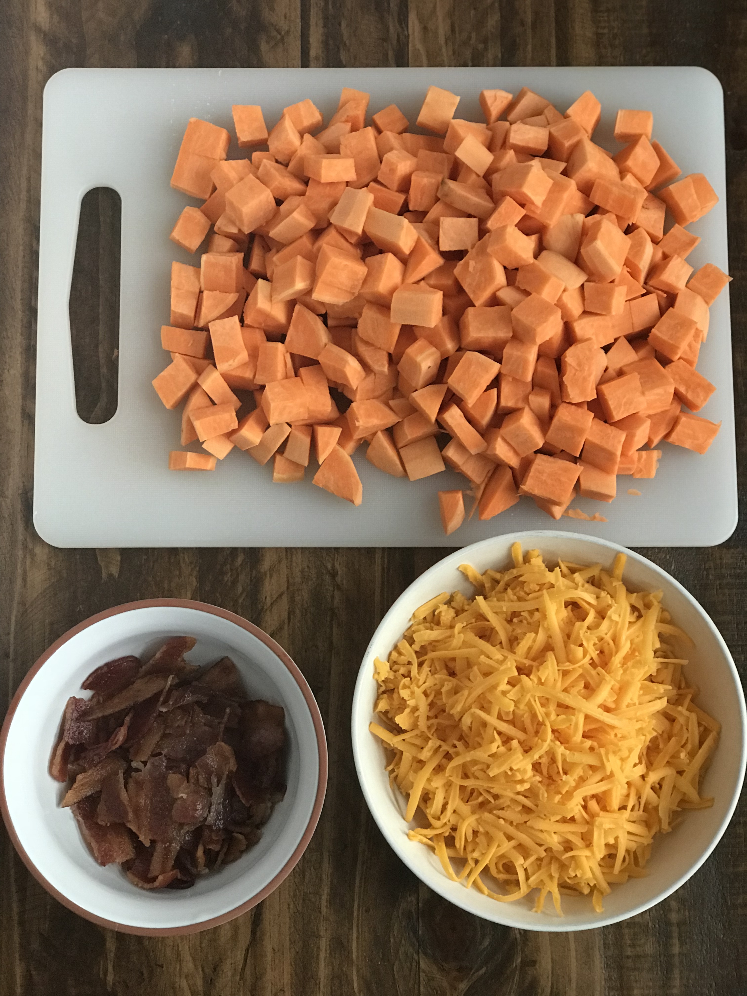 how to prep sweet potatoes