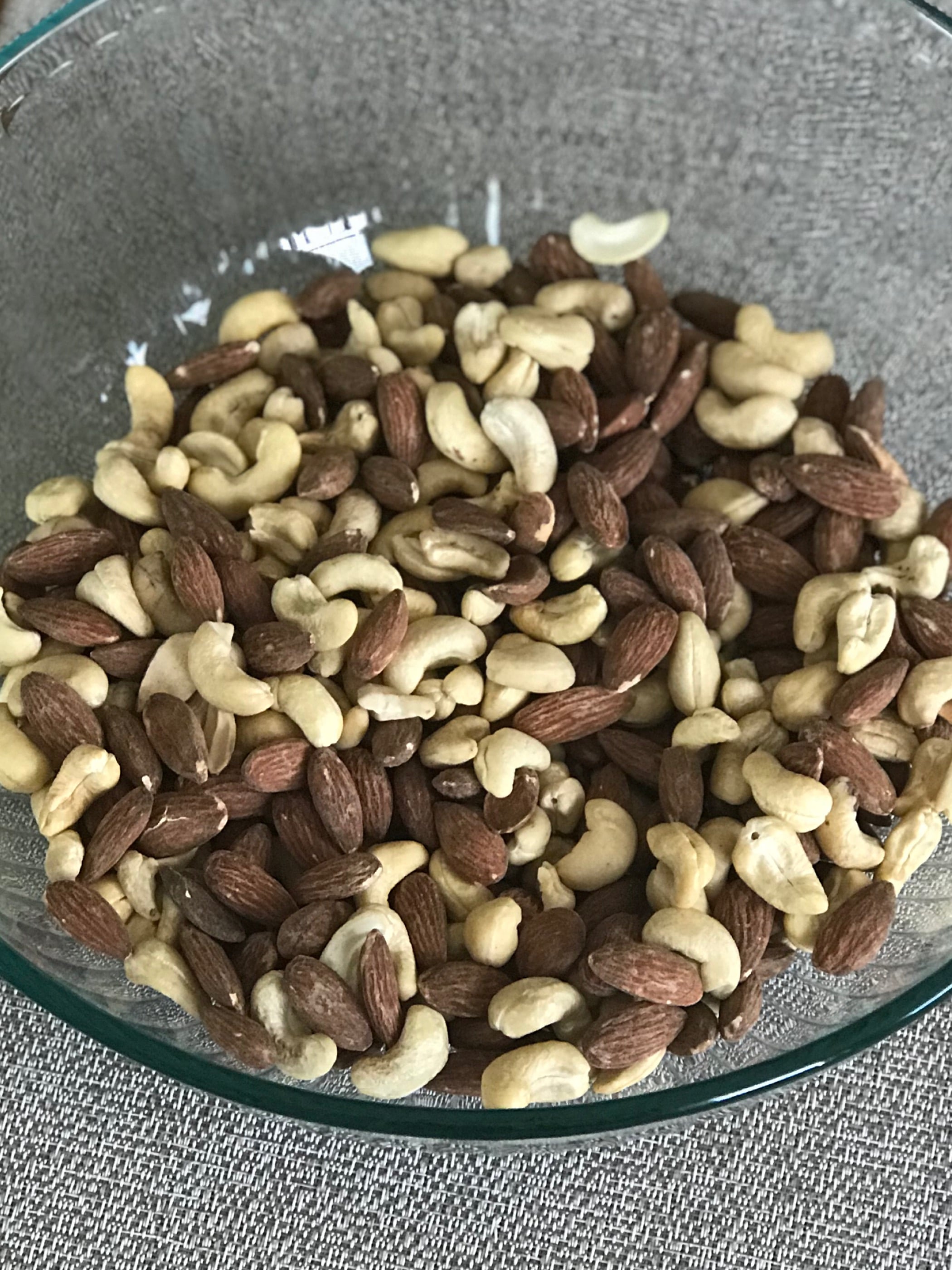 almonds and cashews
